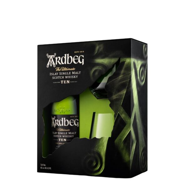 Ardbeg 10YO + 2 čaše Ardbeg 10YO + 2 čaše